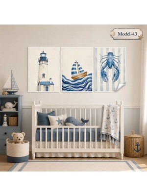 Akıllı Kağıt Statik Tutunma Özellikli Tablo - Poster Çocuk Odası (Model-43)
