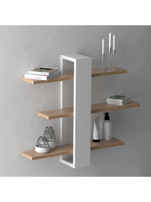 Reyo FALEZ-104 3 Raflı Dekoratif Duvar Rafı
