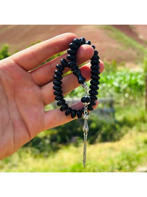 Tesbih Pasajı Mini Boy Basık Model Gürcistan Taşı Tesbih