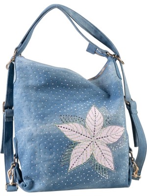 Guja C1085 Kadın Ithal Taşlı Denim Çanta