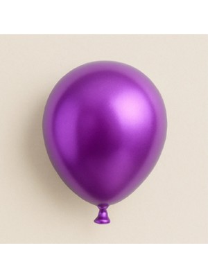 Niyet 5" Mor Krom Lateks Balon 100'LÜ - Dekorasyon-Doğum Günü-Parti-Süsleme