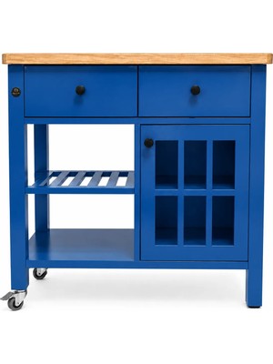 Dipole Furniture Mate Mat Lake Koyu Mavi (RAL-5017) Servant Mobilyası