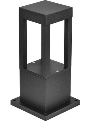 Nevo 30 cm Bahçe Direk Armatür Siyah NW601-1