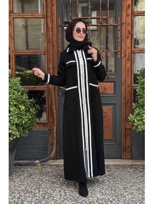 Miss Dalida Kap T26K-8009 Siyah - Ekru