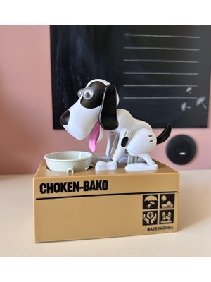 Beyaz Dalmaçyalı - Para Yiyen Köpek Kumbara Choken Bako Hırsız Kumbara