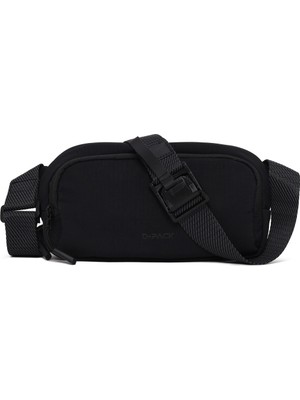 Derimod D-Pack Erkek Siyah Uzun Askılı Mini Kumaş El Çantası 26SBD30126F