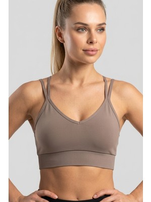 Çapraz Ip Askılı Çıkarılabilir Pedli Sporcu Sütyeni Bralette