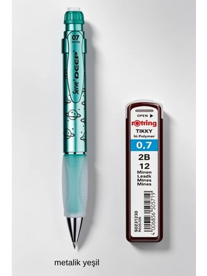 0.7 mm Serve Deep Uçlu Kalem + 0.7 Rotring Uç Seti