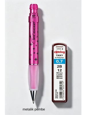 0.7 mm Serve Deep Uçlu Kalem + 0.7 Rotring Uç Seti