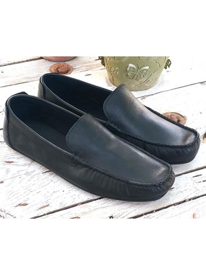Bags Shoes Bagsshoes 15011 Erkek Hakiki Deri Loafer Ayakkabı