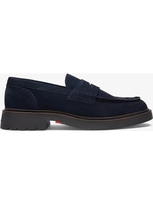 Tommy Hilfiger Erkek Lacivert Tommy Hilfiger Hılfıger Comfort Lwt, Prb Lacivert Erkek Loafer Ayakkabı