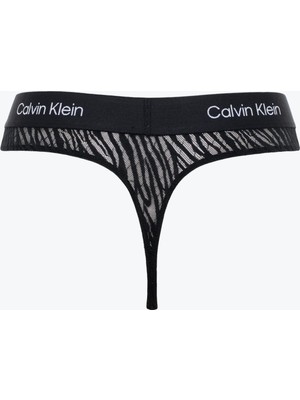 Calvin Klein Kadın / Kız Siyah Calvin Klein Modern Thong Siyah Tanga