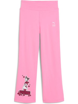 Puma Kadın / Kız Pembe Puma x Hk&fr Flared Leggings Pembe Kız Çocuk Flare Pantolon