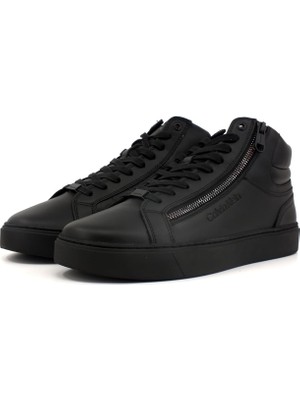 Calvin Klein Erkek Siyah Calvin Klein Hıgh Top Lace Up W/z, 0gj Siyah Erkek Bot