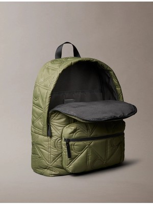 Calvin Klein Erkek Yeşil Calvin Klein Puffer Round Backpac, Llp Yeşil Erkek Sırt Çantası