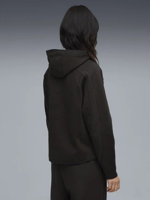 Puma Kadın / Kız Siyah Puma Evostrıpe Comfort Hoodie Siyah Kadın Kapüşonlu Sweatshirt
