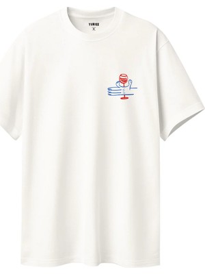 Premium Oversize %100 Pamuk Unisex Baskılı Tişört Sip, Left