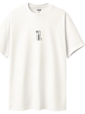 Premium Oversize %100 Pamuk Unisex Baskılı Tişört Stir Up
