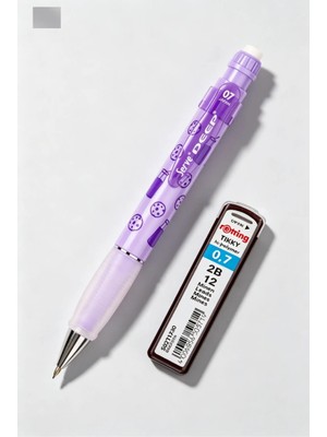 0.7 mm Serve Deep Uçlu Kalem + 0.7 Rotring Uç Seti Tatlı Serisi