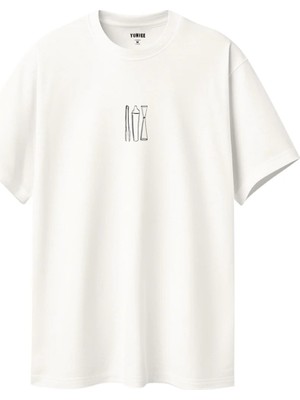 Premium Oversize %100 Pamuk Unisex Baskılı Tişört Shake & Sip