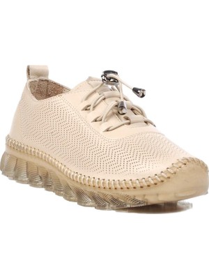 Bags Shoes Venüs 25401003Y Kadın Hakiki Deri Şeffaf Slikon Taban Ultra Comfort Günlük Ayakkabı