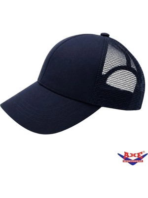 Axe Sportswear Unisex Yazlık Havalandırma File Detaylı Arkası Ayarlanabilir Tokalı Kasketli Beyzbol Kep Şapka
