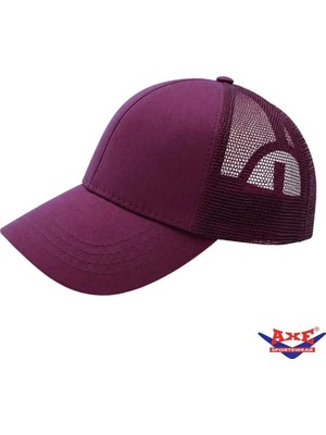 Axe Sportswear Unisex Yazlık Havalandırma File Detaylı Arkası Ayarlanabilir Tokalı Kasketli Beyzbol Kep Şapka