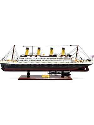 Lovesta Home Özel Tasarım Ahşap Işıklı Titanik Gemi LOV630015