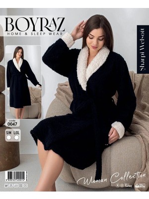 Larimar Boyraz 0047 Kadın Sharpi Welsolf Sabahlık