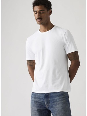 Levi's Original Bisiklet Yaka Beyaz Erkek T-Shirt 005GX-0000