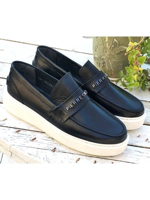 Pierre Cardin PCE-10499 Erkek Hakiki Deri Exlusive Havuz Taban Logo Tokalı Loafer Ayakkabı
