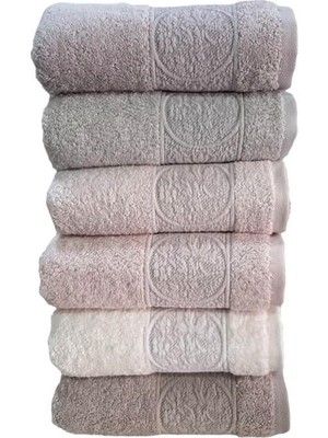 Pupilla Penye Karanfil El-Yüz Havlu Takımı 50X90CM 6'lı Paket