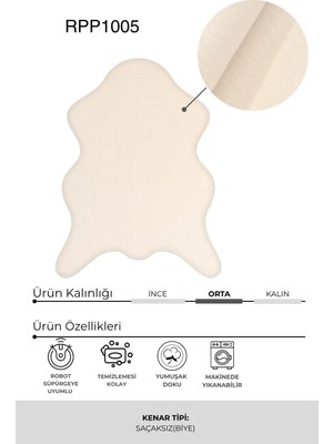Erdo Ticaret Youdayhomecollection Poly Peluş Post Şeklinde Halı Model Oturma Odası Halısı