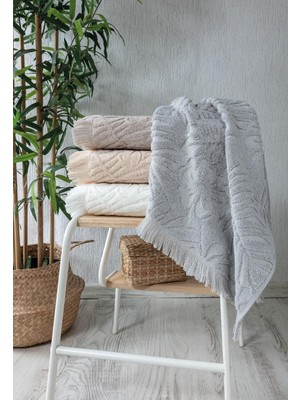 Pupilla Jakarlı Dray Lavinya El-Yüz Havlu 50X90CM 4'lü Paket