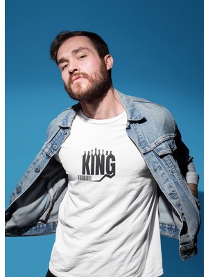 Vexor Erkek Özel Baskılı Modern Fit %100 Pamuk Bisiklet Yaka T-Shirt