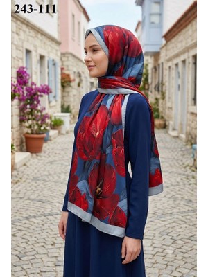 Sharell Soft Pamuk Şal (Mavi) 243-111