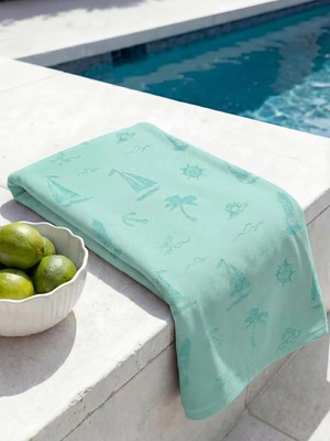 LC Waikiki Desenli Erkek Çocuk Plaj Havlusu 70X140 cm  (S6)