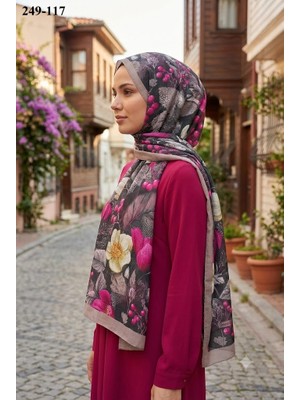 Sharell Fransız Ipeği Şal (Sıcak Vizon) 249-117