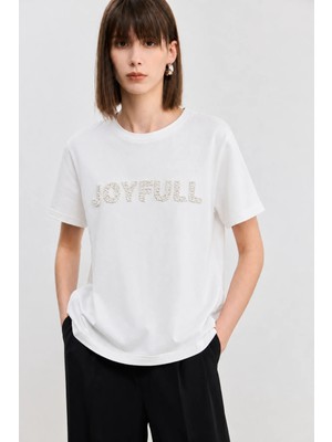 Tiffany & Tomato Joyfull Baskılı Modal Tişört