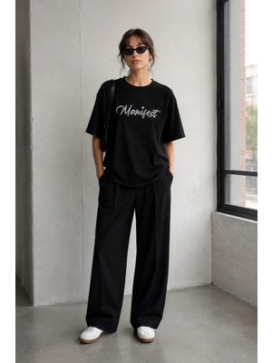 Tiffany & Tomato Manifest Taşlıi Basic Tişört