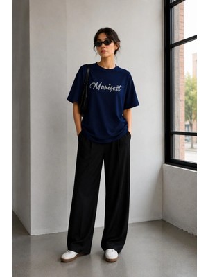 Tiffany & Tomato Manifest Taşlıi Basic Tişört