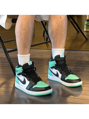 Nike Air Jordan 1 Retro High Og Green Glow Unisex Spor Ayakkabı | DZ5485-130