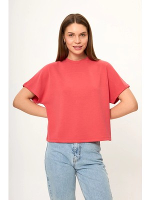 Tiffany & Tomato Düşük Omuz Modal Tişört