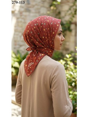 Sharell Desenli Soft Pamuk Eşarp 279-113