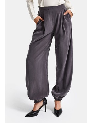 It's Basic Kadın Antrasit s6-13 Baggy Jogger Bol Kesim Pantolon