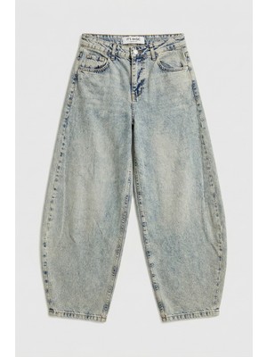 It's Basic Kadın T.Kot 4s6-67 Mega Balon Fit %100 Koton Denim Jean