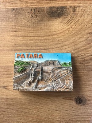 Vavis Antik Tiyatro Temalı Dekoratif Buzdolabı Magneti, El Yapımı 3D Kabartmalı Turistik Hediyelik Eşya