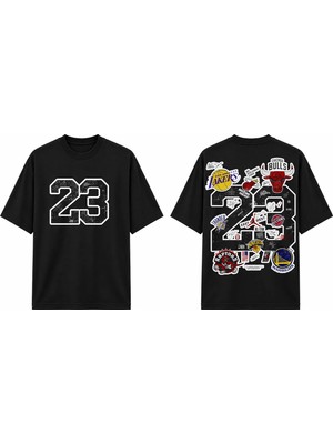 Tomris Dtg Baskı M.jordann 23 Oversize T-Shirt