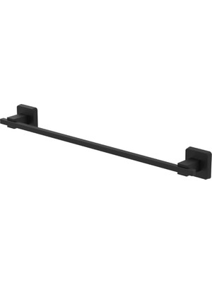 Tema Kare Uzun Havluluk Mat Sıyah 71706-2m