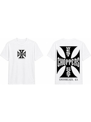 Tomris Dtg Baskı W.c.choppers Vintage Koleksiyon Oversize T-Shirt